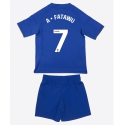 Fotbollsset Barn Leicester City Issahaku Fatawu #7 Hemmatröja 2025-26 Mini-Kit Kortärmad (+ korta byxor)