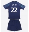 Fotbollsset Barn Leicester City Oliver Skipp #22 Bortatröja 2025-26 Mini-Kit Kortärmad (+ korta byxor)