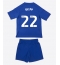 Fotbollsset Barn Leicester City Oliver Skipp #22 Hemmatröja 2025-26 Mini-Kit Kortärmad (+ korta byxor)