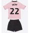 Fotbollsset Barn Leicester City Oliver Skipp #22 Tredje Tröja 2025-26 Mini-Kit Kortärmad (+ korta byxor)