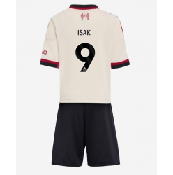 Fotbollsset Barn Liverpool Alexander Isak #9 Bortatröja 2025-26 Mini-Kit Kortärmad (+ korta byxor)