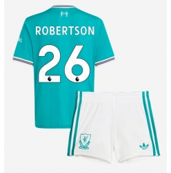 Fotbollsset Barn Liverpool Andrew Robertson #26 Tredje Tröja 2025-26 Mini-Kit Kortärmad (+ korta byxor)
