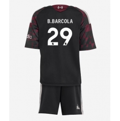 Fotbollsset Barn Liverpool Bradley Barcola #29 Tredje Tröja 2026-27 Mini-Kit Kortärmad (+ korta byxor)