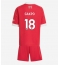 Fotbollsset Barn Liverpool Cody Gakpo #18 Hemmatröja 2025-26 Mini-Kit Kortärmad (+ korta byxor)