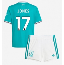 Fotbollsset Barn Liverpool Curtis Jones #17 Tredje Tröja 2025-26 Mini-Kit Kortärmad (+ korta byxor)