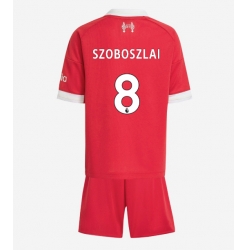 Fotbollsset Barn Liverpool Dominik Szoboszlai #8 Hemmatröja 2025-26 Mini-Kit Kortärmad (+ korta byxor)