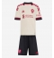 Fotbollsset Barn Liverpool Giovanni Leoni #15 Bortatröja 2025-26 Mini-Kit Kortärmad (+ korta byxor)