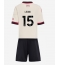 Fotbollsset Barn Liverpool Giovanni Leoni #15 Bortatröja 2025-26 Mini-Kit Kortärmad (+ korta byxor)