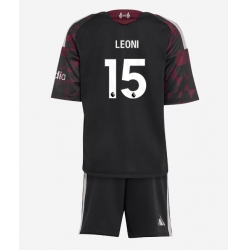 Fotbollsset Barn Liverpool Giovanni Leoni #15 Tredje Tröja 2026-27 Mini-Kit Kortärmad (+ korta byxor)