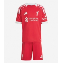 Fotbollsset Barn Liverpool Hemmatröja 2025-26 Mini-Kit Kortärmad (+ korta byxor)