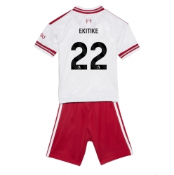 Fotbollsset Barn Liverpool Hugo Ekitike #22 Bortatröja 2026-27 Mini-Kit Kortärmad (+ korta byxor)