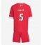 Fotbollsset Barn Liverpool Ibrahima Konate #5 Hemmatröja 2025-26 Mini-Kit Kortärmad (+ korta byxor)