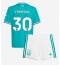 Fotbollsset Barn Liverpool Jeremie Frimpong #30 Tredje Tröja 2025-26 Mini-Kit Kortärmad (+ korta byxor)