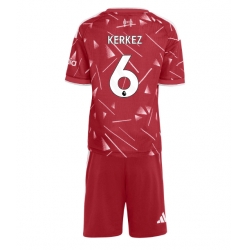 Fotbollsset Barn Liverpool Milos Kerkez #6 Hemmatröja 2026-27 Mini-Kit Kortärmad (+ korta byxor)