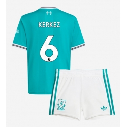 Fotbollsset Barn Liverpool Milos Kerkez #6 Tredje Tröja 2025-26 Mini-Kit Kortärmad (+ korta byxor)