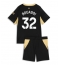 Fotbollsset Barn Manchester City Ayyoub Bouaddi #32 Bortatröja 2026-27 Mini-Kit Kortärmad (+ korta byxor)