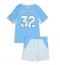 Fotbollsset Barn Manchester City Ayyoub Bouaddi #32 Hemmatröja 2026-27 Mini-Kit Kortärmad (+ korta byxor)