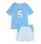 Fotbollsset Barn Manchester City Elliot Anderson #5 Hemmatröja 2026-27 Mini-Kit Kortärmad (+ korta byxor)