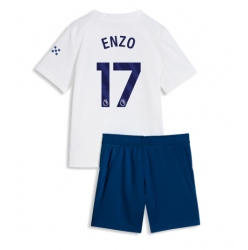 Fotbollsset Barn Manchester City Enzo Fernandez #17 Tredje Tröja 2026-27 Mini-Kit Kortärmad (+ korta byxor)