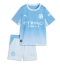 Fotbollsset Barn Manchester City Erling Haaland #9 Hemmatröja 2026-27 Mini-Kit Kortärmad (+ korta byxor)