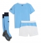 Fotbollsset Barn Manchester City Hemmatröja 2025-26 Mini-Kit Kortärmad (+ korta byxor)