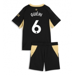 Fotbollsset Barn Manchester City Marc Guehi #6 Bortatröja 2026-27 Mini-Kit Kortärmad (+ korta byxor)