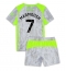 Fotbollsset Barn Manchester City Omar Marmoush #7 Tredje Tröja 2025-26 Mini-Kit Kortärmad (+ korta byxor)
