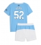 Fotbollsset Barn Manchester City Oscar Bobb #52 Hemmatröja 2025-26 Mini-Kit Kortärmad (+ korta byxor)