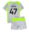Fotbollsset Barn Manchester City Phil Foden #47 Tredje Tröja 2025-26 Mini-Kit Kortärmad (+ korta byxor)