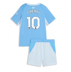 Fotbollsset Barn Manchester City Rayan Cherki #10 Hemmatröja 2026-27 Mini-Kit Kortärmad (+ korta byxor)