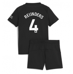 Fotbollsset Barn Manchester City Tijjani Reijnders #4 Bortatröja 2025-26 Mini-Kit Kortärmad (+ korta byxor)
