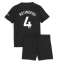 Fotbollsset Barn Manchester City Tijjani Reijnders #4 Bortatröja 2025-26 Mini-Kit Kortärmad (+ korta byxor)
