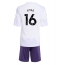 Fotbollsset Barn Manchester United Amad Diallo #16 Bortatröja 2025-26 Mini-Kit Kortärmad (+ korta byxor)