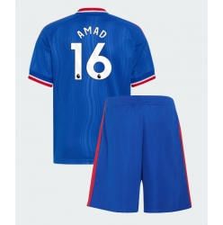 Fotbollsset Barn Manchester United Amad Diallo #16 Bortatröja 2026-27 Mini-Kit Kortärmad (+ korta byxor)
