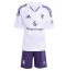 Fotbollsset Barn Manchester United Bortatröja 2025-26 Mini-Kit Kortärmad (+ korta byxor)