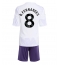 Fotbollsset Barn Manchester United Bruno Fernandes #8 Bortatröja 2025-26 Mini-Kit Kortärmad (+ korta byxor)