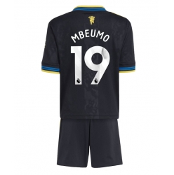 Fotbollsset Barn Manchester United Bryan Mbeumo #19 Tredje Tröja 2025-26 Mini-Kit Kortärmad (+ korta byxor)