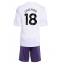 Fotbollsset Barn Manchester United Casemiro #18 Bortatröja 2025-26 Mini-Kit Kortärmad (+ korta byxor)