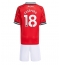 Fotbollsset Barn Manchester United Casemiro #18 Hemmatröja 2025-26 Mini-Kit Kortärmad (+ korta byxor)