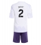 Fotbollsset Barn Manchester United Diogo Dalot #2 Bortatröja 2025-26 Mini-Kit Kortärmad (+ korta byxor)