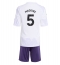 Fotbollsset Barn Manchester United Harry Maguire #5 Bortatröja 2025-26 Mini-Kit Kortärmad (+ korta byxor)