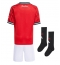 Fotbollsset Barn Manchester United Hemmatröja 2025-26 Mini-Kit Kortärmad (+ korta byxor)