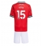 Fotbollsset Barn Manchester United Leny Yoro #15 Hemmatröja 2025-26 Mini-Kit Kortärmad (+ korta byxor)