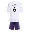 Fotbollsset Barn Manchester United Lisandro Martinez #6 Bortatröja 2025-26 Mini-Kit Kortärmad (+ korta byxor)