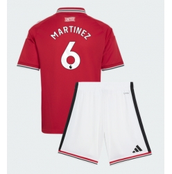 Fotbollsset Barn Manchester United Lisandro Martinez #6 Hemmatröja 2026-27 Mini-Kit Kortärmad (+ korta byxor)