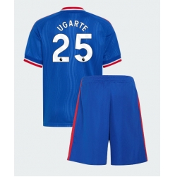 Fotbollsset Barn Manchester United Manuel Ugarte #25 Bortatröja 2026-27 Mini-Kit Kortärmad (+ korta byxor)