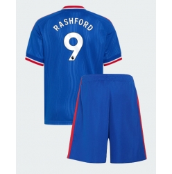 Fotbollsset Barn Manchester United Marcus Rashford #9 Bortatröja 2026-27 Mini-Kit Kortärmad (+ korta byxor)