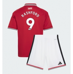 Fotbollsset Barn Manchester United Marcus Rashford #9 Hemmatröja 2026-27 Mini-Kit Kortärmad (+ korta byxor)