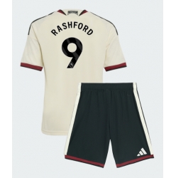 Fotbollsset Barn Manchester United Marcus Rashford #9 Tredje Tröja 2026-27 Mini-Kit Kortärmad (+ korta byxor)