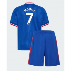 Fotbollsset Barn Manchester United Mason Mount #7 Bortatröja 2026-27 Mini-Kit Kortärmad (+ korta byxor)